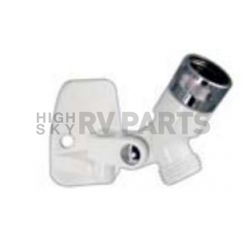 Phoenix Products Single Position Shower Head Wall Mount Black - PF276004