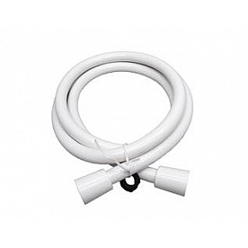 Empire Brass Shower Head Hose 60 inch White Vinyl with Bracket - CRD-DX-HS80W