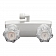 Dura Faucet Shower Control Valve with Clear Crystal Acrylic Knob Handle - DF-SA100A1-WT