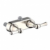 LaSalle Bristol Utopia Shower Control Valve Brushed Nickel with Teapot Handles