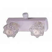 Averen Relaqua Shower Faucet with Clear Crystal Acrylic Knob Handle - AL-4031W
