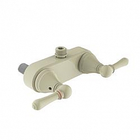 LaSalle Bristol Utopia Shower Control Valve Parchment with Teapot Handles