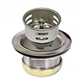 Howard Berger Sink Stainless Steel Strainer with 1-1/2 Inch Slip Joint Nut