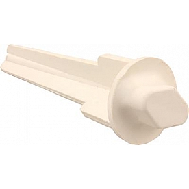 JR Products Sink Strainer Stopper Rubber Parchment - 95345