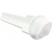 JR Products Sink Strainer Stopper Rubber White - 95335