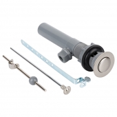 Dura Faucet Sink Drain Assembly 1-1/2 Inch Silver DF-PU201-SN