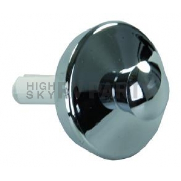 JR Products Sink Strainer Stopper Plastic Stem Silver - 95145