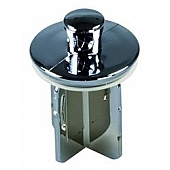JR Products Sink Strainer Stopper Plastic Stem Silver - 95245