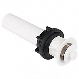 Dura Faucet Sink Drain Assembly 1-1/2 Inch White - DF-PU200-WT