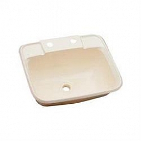 Toughgrade Double RV Sink Cover 14W X 23 7/8 L X 1/2H, White