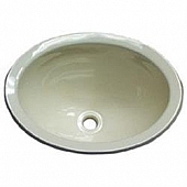 LaSalle Bristol 13-5/8 inch x 10-5/8 inch Parchment Oval Sink 16156PPA