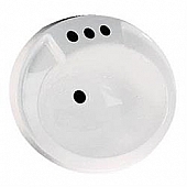 LaSalle Bristol RV Oval Sink 20 inch x 17 inch - White Plastic - 16370PWA