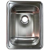 LaSalle Bristol RV Sink 17 inch x 13 inch Stainless Steel - 13RSM1713LL