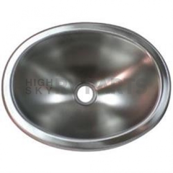 LaSalle Bristol Oval Sink 13-1/4 inchx 10-1/2 inch - Stainless Steel - 13M1186
