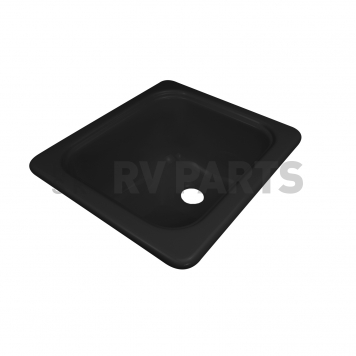 Lyons Sink Black Acrylic 15 inch x 12-3/4 inch - Self-Rimming And Top Mount/ Under Mount