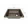 Icon Sink Silver ABS Plastic 14-3/4 inch x 12-5/8 inch - 14195