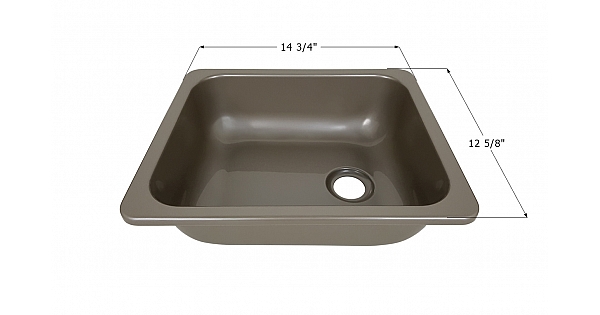 Airstream Sink Cover, International With 16-1/4' x 16-1/4' Square