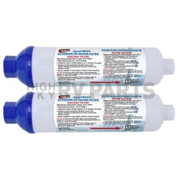 Valterra Aqua Fresh Water Filter (Pack of 2) A01-1132VP