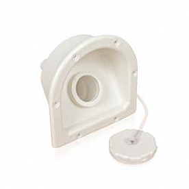 Camco Fresh Water Inlet White OEM Recessed Fill 37221