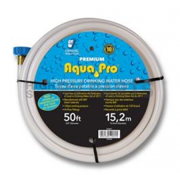 Aqua Pro Fresh Water Hose - 50 Feet White - W20867