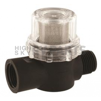 Valterra HydroMAX Fresh Water Pump Strainer 1/2 inch x 1/2 inch - P25206VP