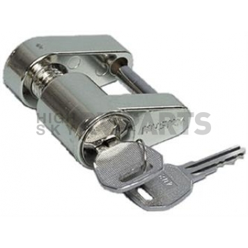 Husky Towing Trailer Coupler Lock 1/4 inch Pin Pad Lock Style - 38958