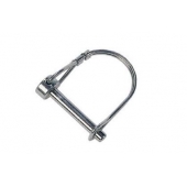 JR Products Trailer Coupler Safety Pin Clip - 1/4 inch Diameter x 1-/38 Inch Length - 01091