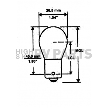 Camco Multi Purpose Light Bulb - 54781-2