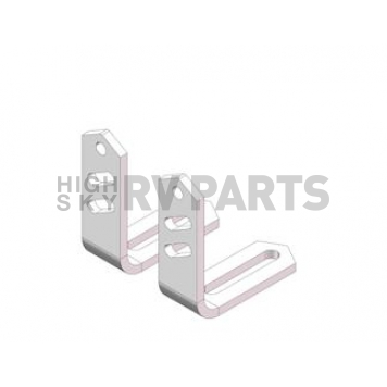 Husky Towing Fifth Wheel Replacement Straight L Brackets 31385 Set of 2