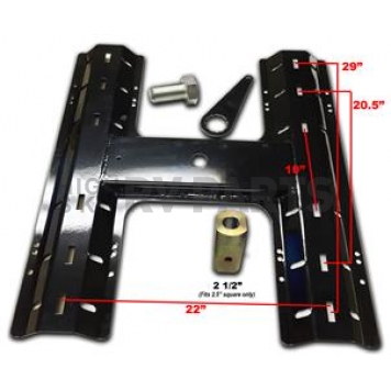 PopUp By Youngs Fifth Wheel Hitch Conversion Kit CAG-BW for B&W