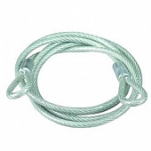 Master Lock Starter Sentry Security Cable 1/4 inch x 6' Steel without Lock - 67D