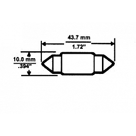 Camco Interior Door Light Bulb - 54756