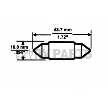 Camco Interior Door Light Bulb - 54756