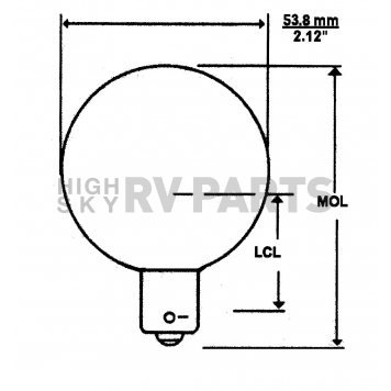 Camco Multi Purpose Light Bulb - 54707-3