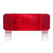 Optronics LED Stop/ Turn/ Tail Light 8.625 inch x 5 inch with License Plate Illuminator and Bracket - RVSTL61P