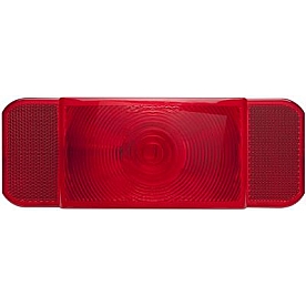 Optronics Stop/Turn/Tail Light Incandescent 8.6 inch x 4.6 inch -  with White Base - RVST60P