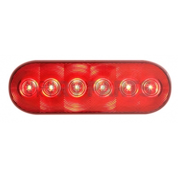 Optronics FLEET Count Trailer Stop/ Turn/ Tail Light LED Oval Red 6-1/2 Inch Length X 2-1/4 Inch Width - STL73RK