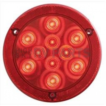 Optronics Trailer Stop/ Turn/ Tail Light LED Round Red 4-7/8 inch