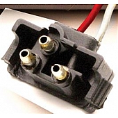 Valterra Trailer Light Connector Pigtail 3-Wire Plug Right Angle