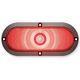 Optronics Trailer Stop/ Turn/ Tail Light LED 6 inch Oval Red - TLL002RK