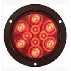 Optronics Trailer Stop/ Turn/ Tail Light LED Round Red 4 inch