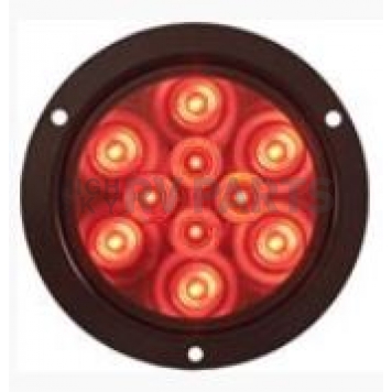 Optronics Trailer Stop/ Turn/ Tail Light LED Round Red 4 inch
