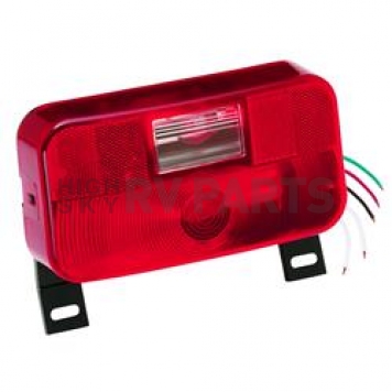 Bargman Trailer Stop/ Tail/ License/ Turn Light Rectangular with Red Lens