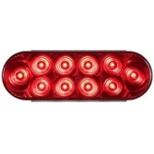 Optronics Trailer Stop/Turn/Tail Light LED Bulb Oval Red -  STL72RBP