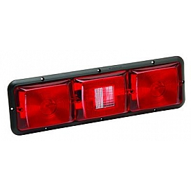 Bargman Trailer Stop/ Tail/ Turn Light Rectangle with Red Lens