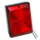 Bargman Trailer Stop/ Tail/ Turn Light Red Rectangular