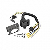 Reese Trailer Wiring Connector Adapter - 4 Flat To 4 Flat And 7 Blade - 85343