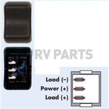 Valterra Multi Purpose Switch On/ Off/ On 125 Volt Biscuit - DG2F21VP