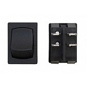 Valterra Mini Rocker Switch Double Pole Single Throw 4 Prong 125 Volt Set Of 3 - DG228PB