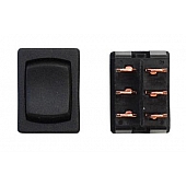 Valterra Mini On/Off/On DPDT Switch Black 6 Prong 125 Volt - DG261VP
